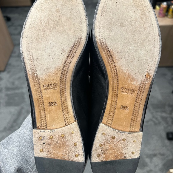 Gucci Jordaan Leather Bit Loafers in Black, Size 38.5 IT (8.5 US) - Picture 4 of 4